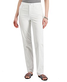High Rise Straight-Leg Jeans, Created for Macy's