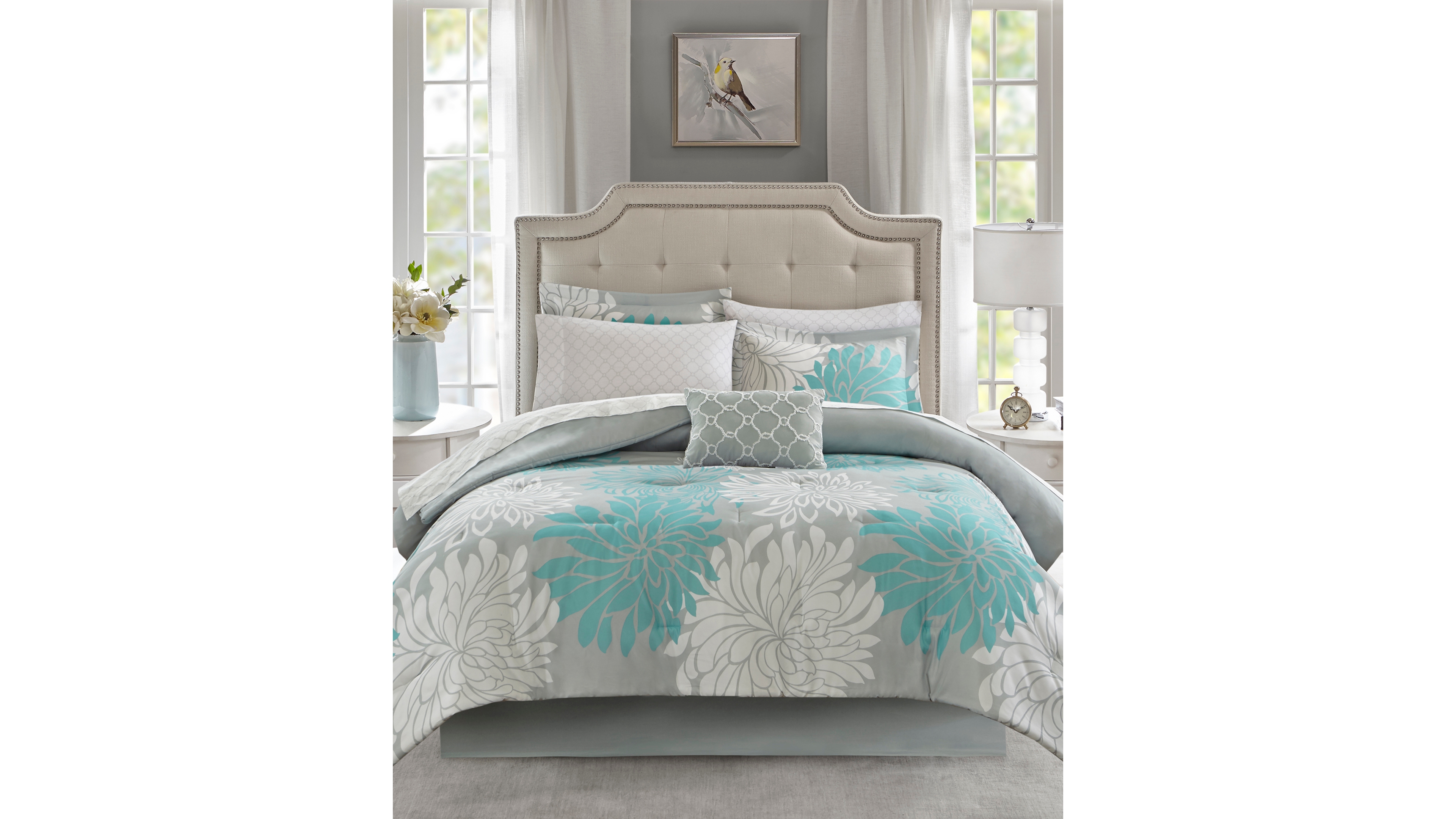 Madison Park Essentials Maible Reversible 9-Pc. Comforter Set, King