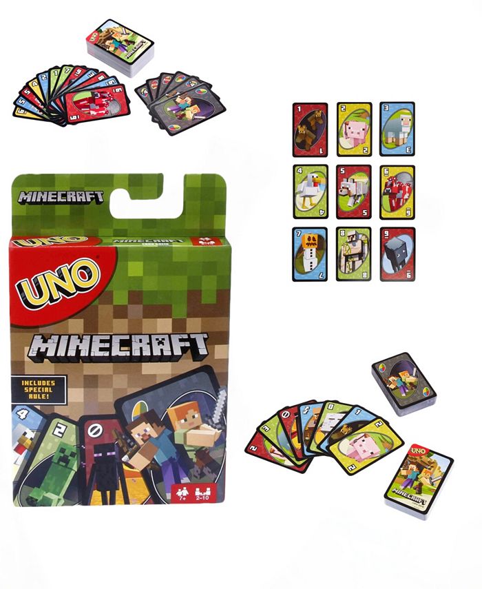 Jogo Cartas UNO Minecraft Inglês - Mattel - Game Games - Loja de Games  Online