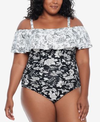 ralph lauren off shoulder swimsuit