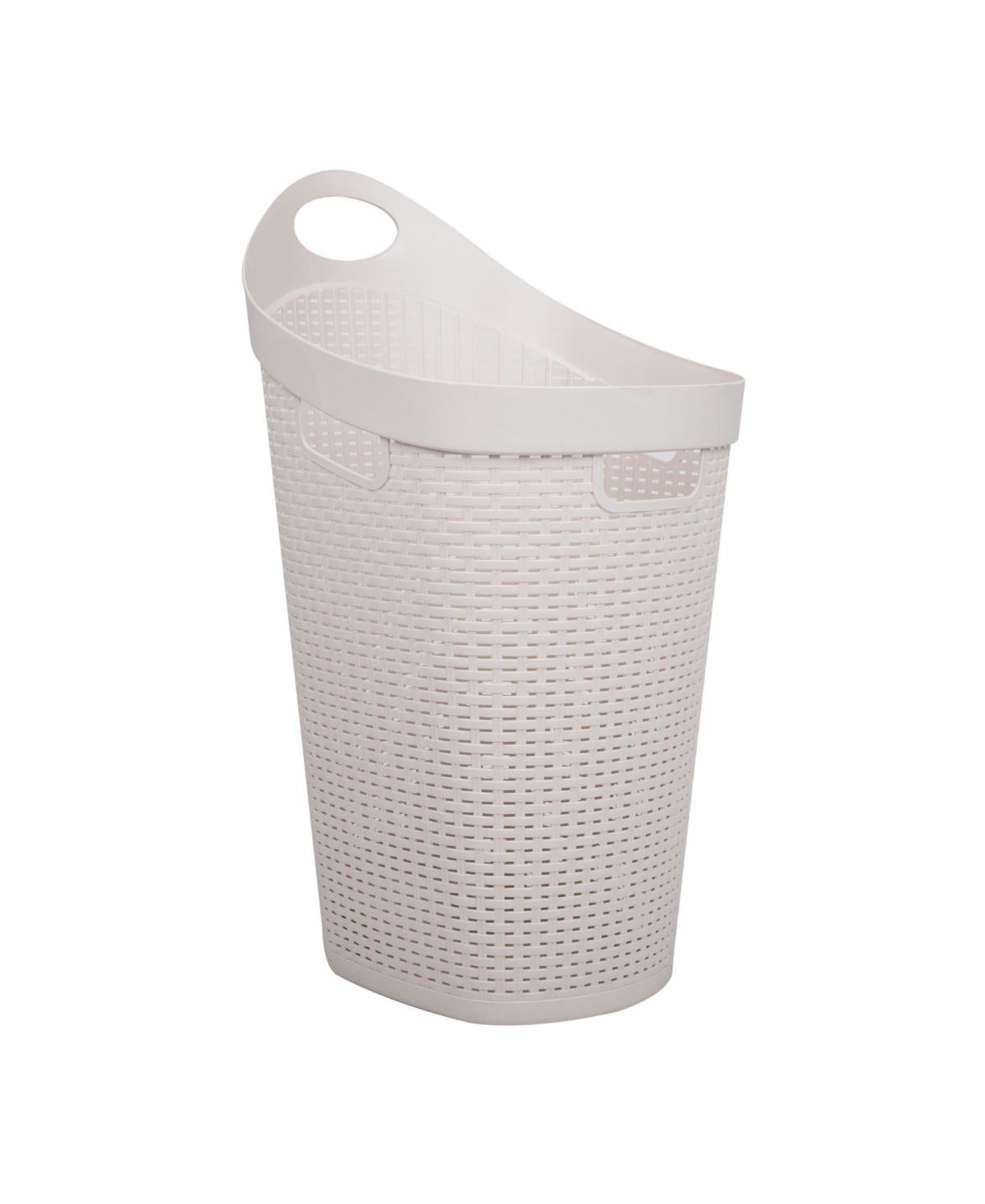 Mind Reader Ventilated Rolling Laundry Basket, 29.30" In Ivory