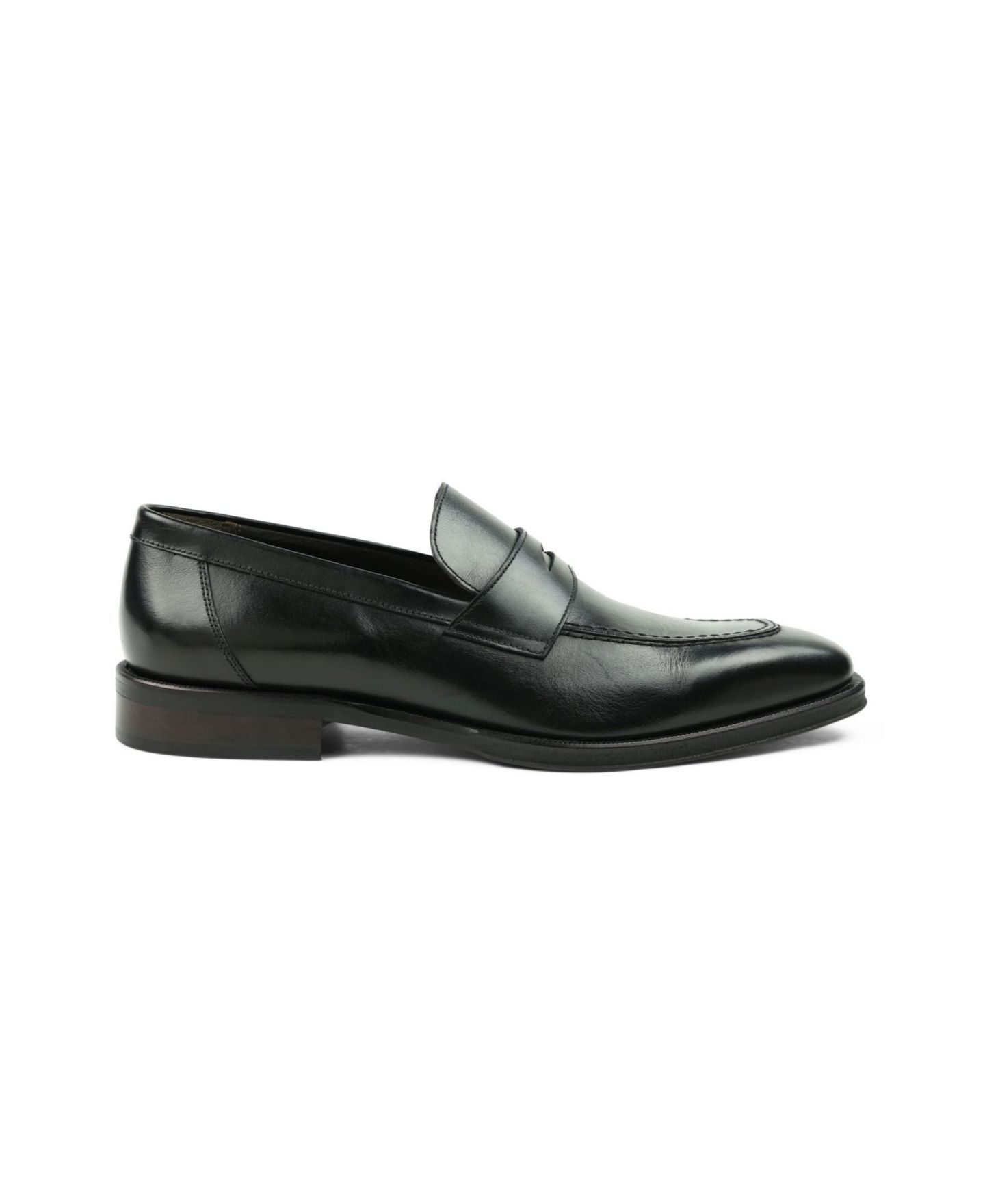 Мужские туфли Bruno Magli Bruno Magi Nathan Leather Dress Loafer, цвет: Чёрный — фото 2