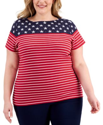 Macy's womens plus size karen scott tops on sale