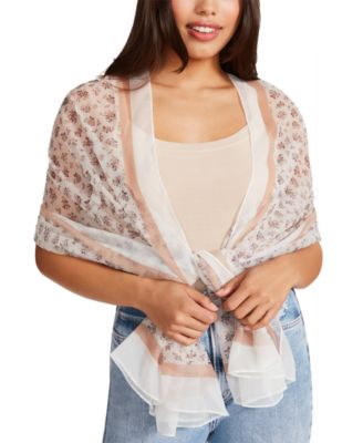 Steve Madden - Oblong Floral-Print Scarf