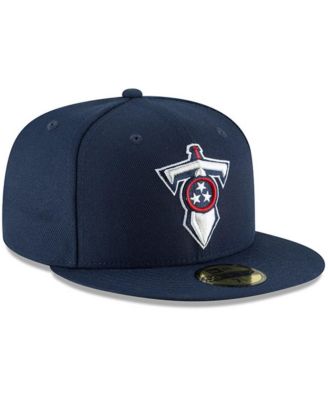 Men's Navy Tennessee Titans Omaha 59FIFTY Hat
