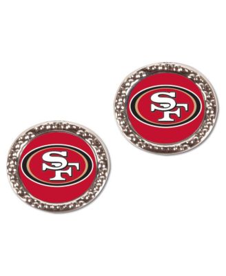 Women's San Francisco 49ers Round Post Earrings