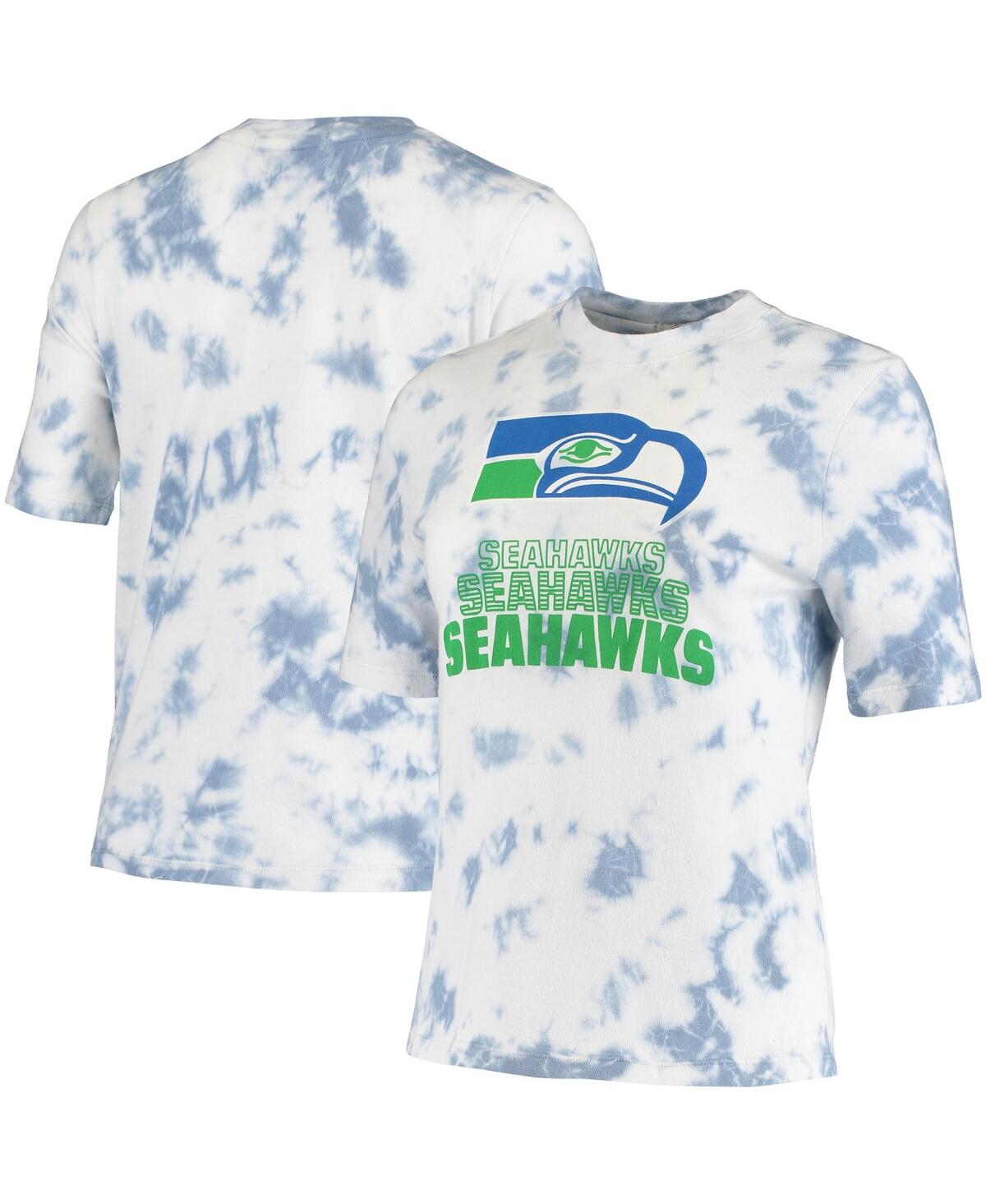 Women's Royal Seattle Seahawks Team Spirit Tie-Dye T-shirt - Royal