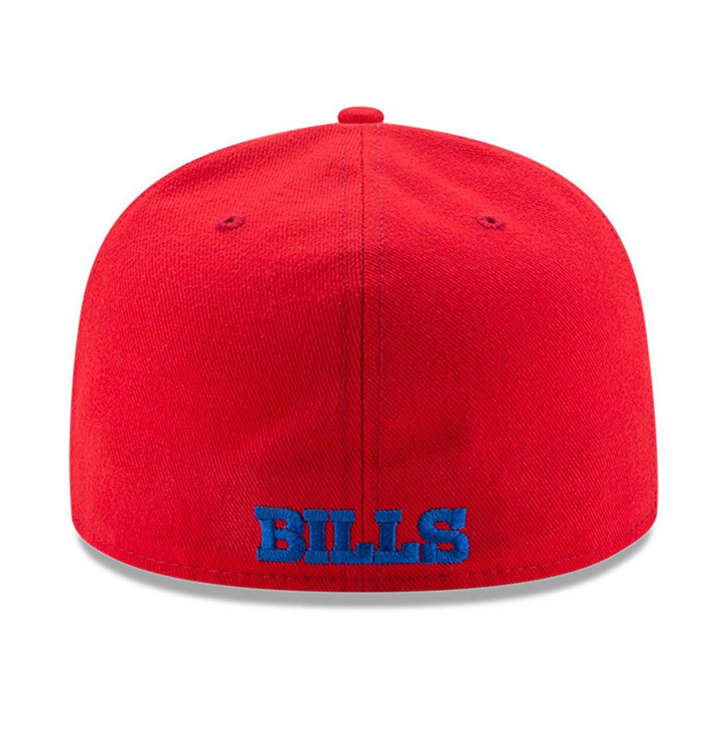 Мужская бейсболка New Era Buffalo Bills Omaha 59FIFTY Fitted, Red — фото 3