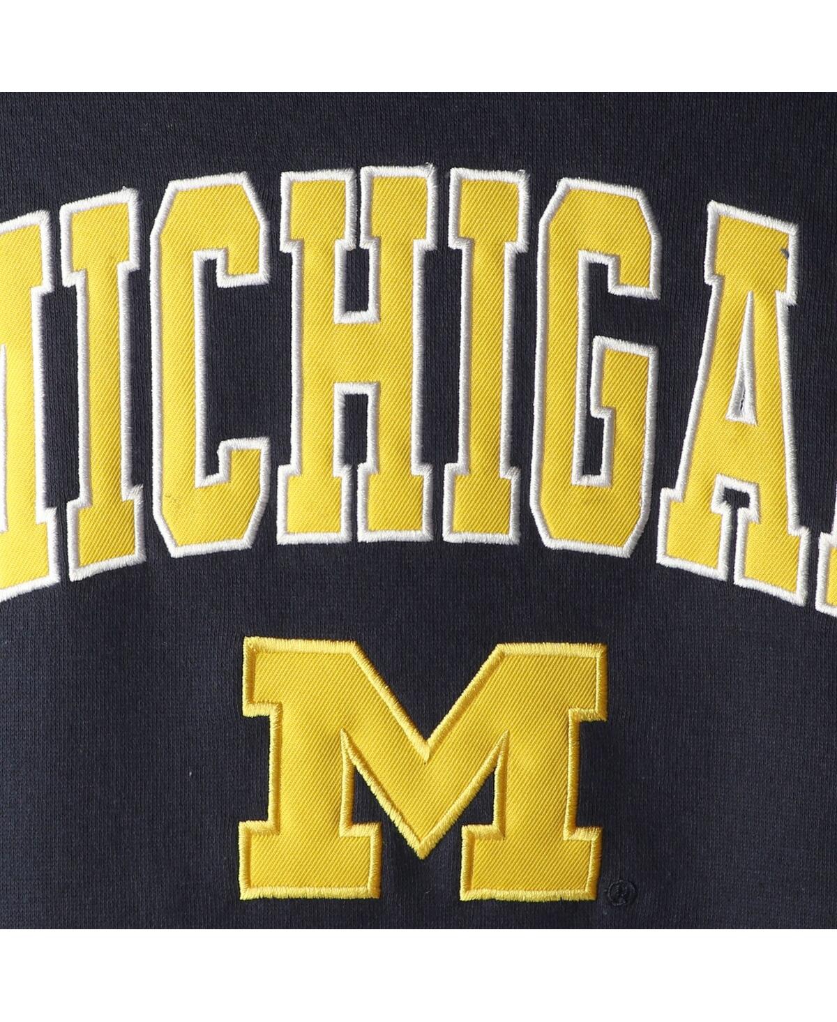 Colosseum Youth  Navy Michigan Wolverines 2-hit Team Pullover Hoodie In Navy