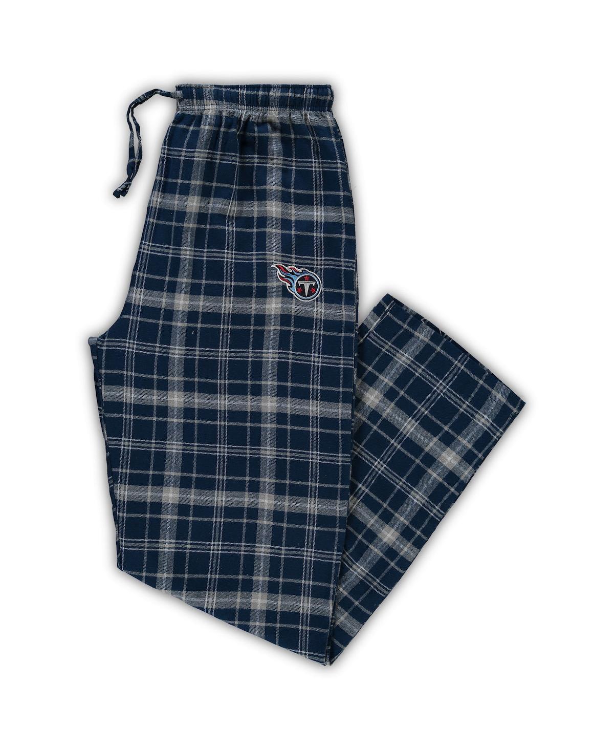 Shop Concepts Sport Men's Navy, Gray Tennessee Titans Big And Tall Ultimate Pants In Navy,gray