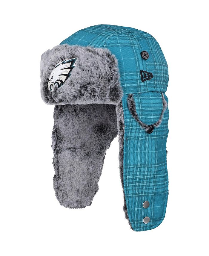 New Era Men's Midnight Green Philadelphia Eagles Plaid Trapper Hat Macy's