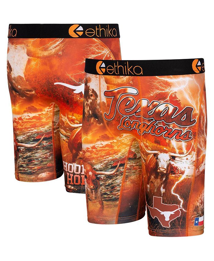 Ethika Men's Burnt Orange Texas Longhorns Spirit Boxer Briefs - Macy's