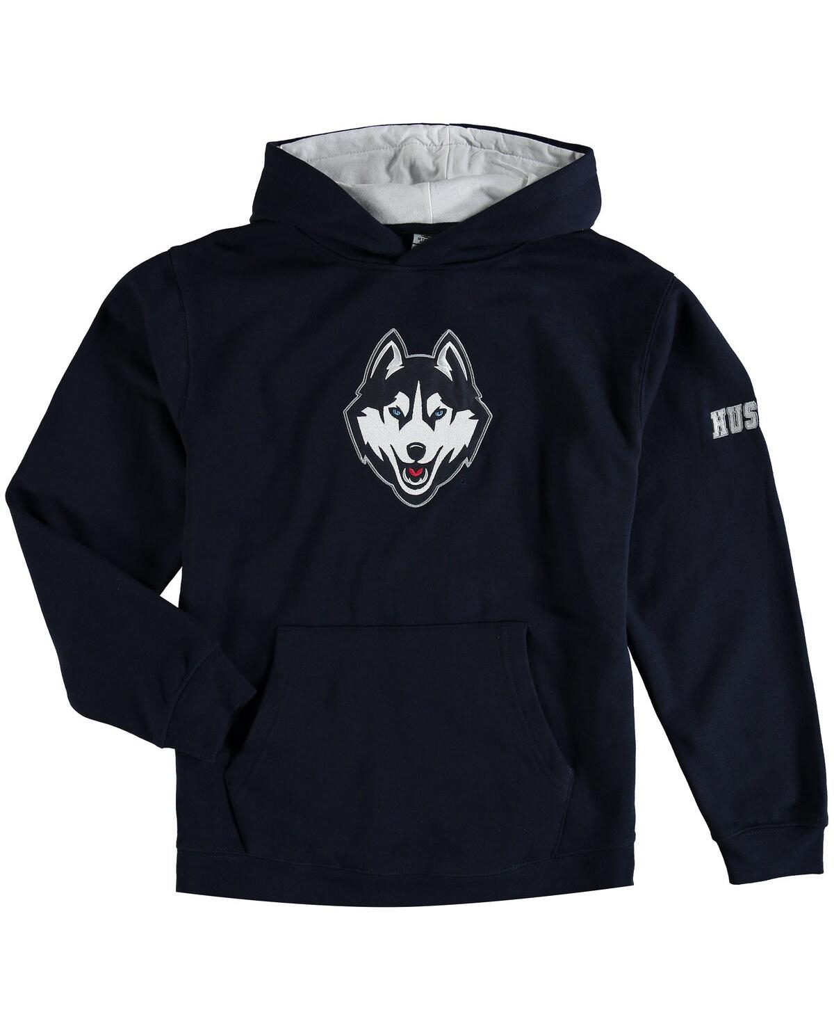 Big BoysUConn Huskies Big Logo Pullover Hoodie - Navy