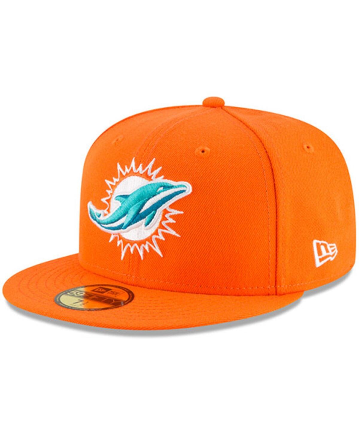 Men'sMiami Dolphins Omaha 59FIFTY Hat - Orange