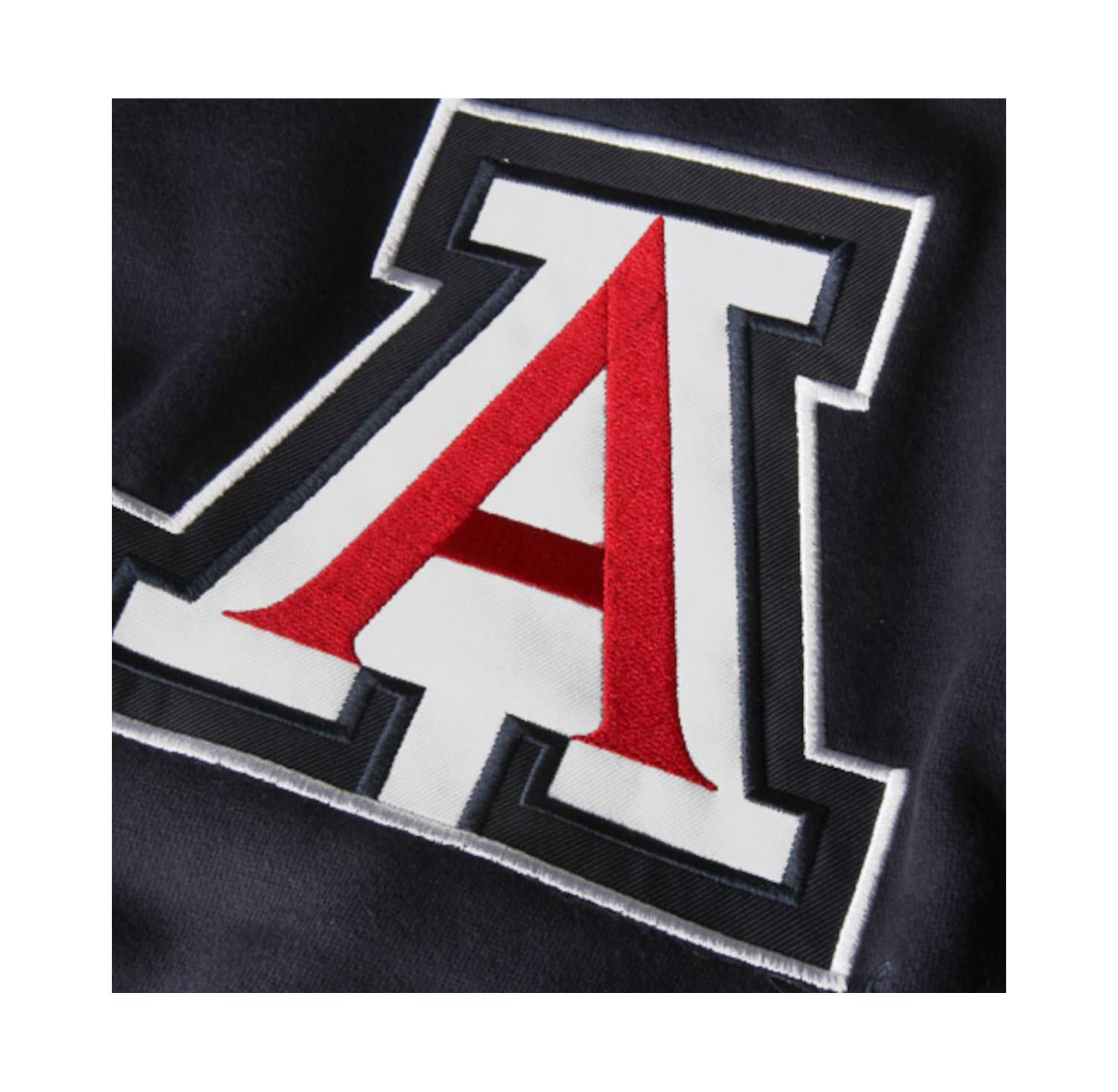 Women's Stadium Athletic Navy Arizona Wildcats Big Logo Pullover Hoodie