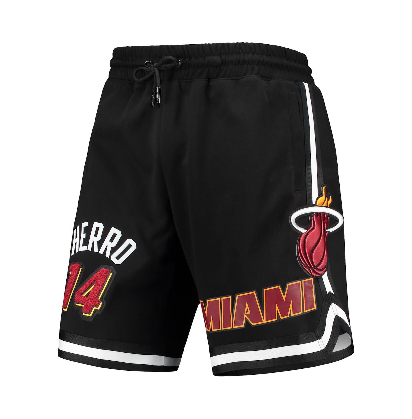 Мужские шорты Pro Standard Tyler Herro Black Miami Heat Team Player — фото 3
