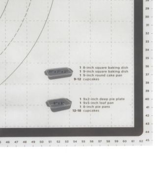 Truebake Silicone Pastry Mat with Reference Marks