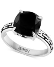 Macy's black onyx ring top