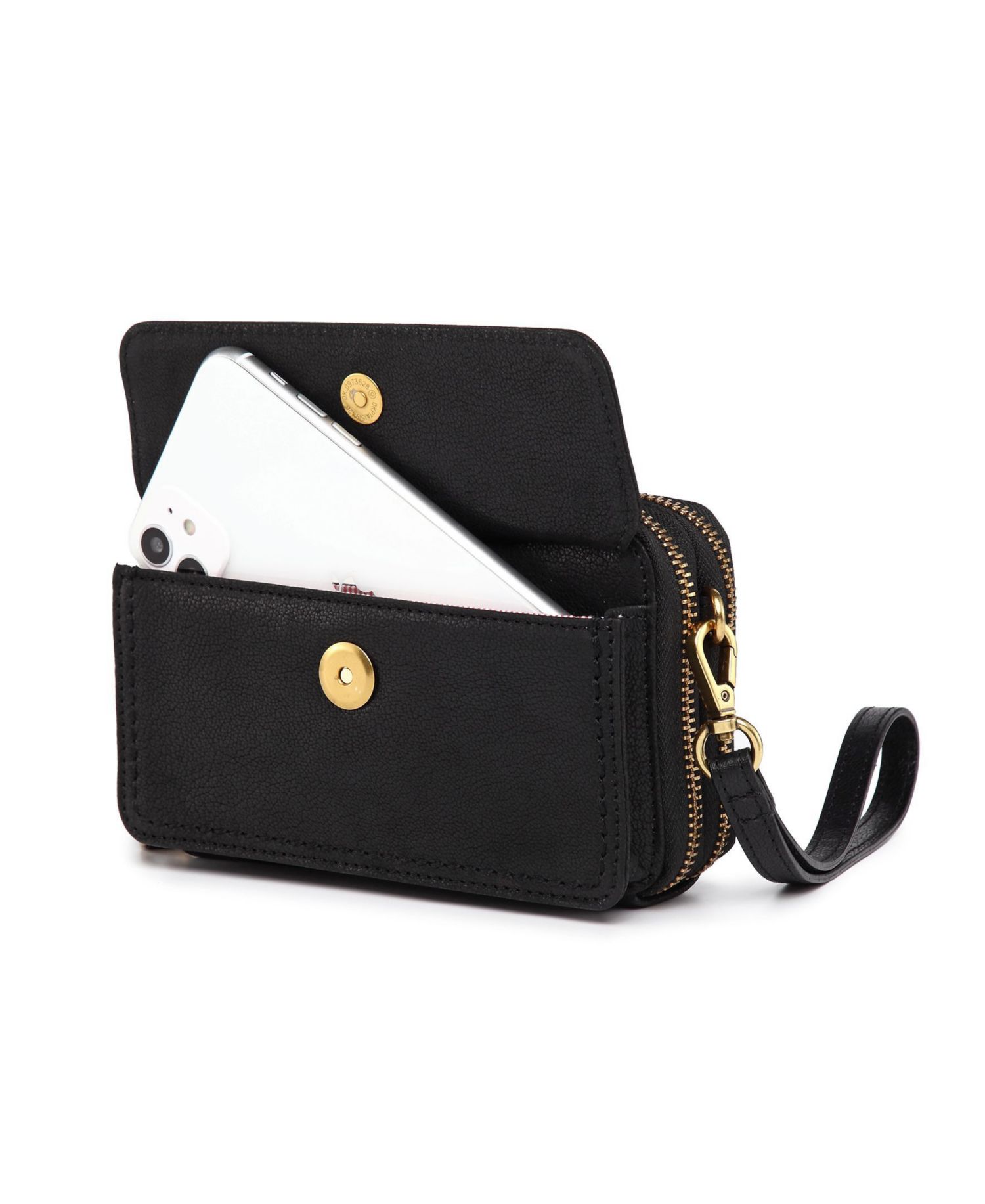 Northwood Mini Leather Crossbody Wallet