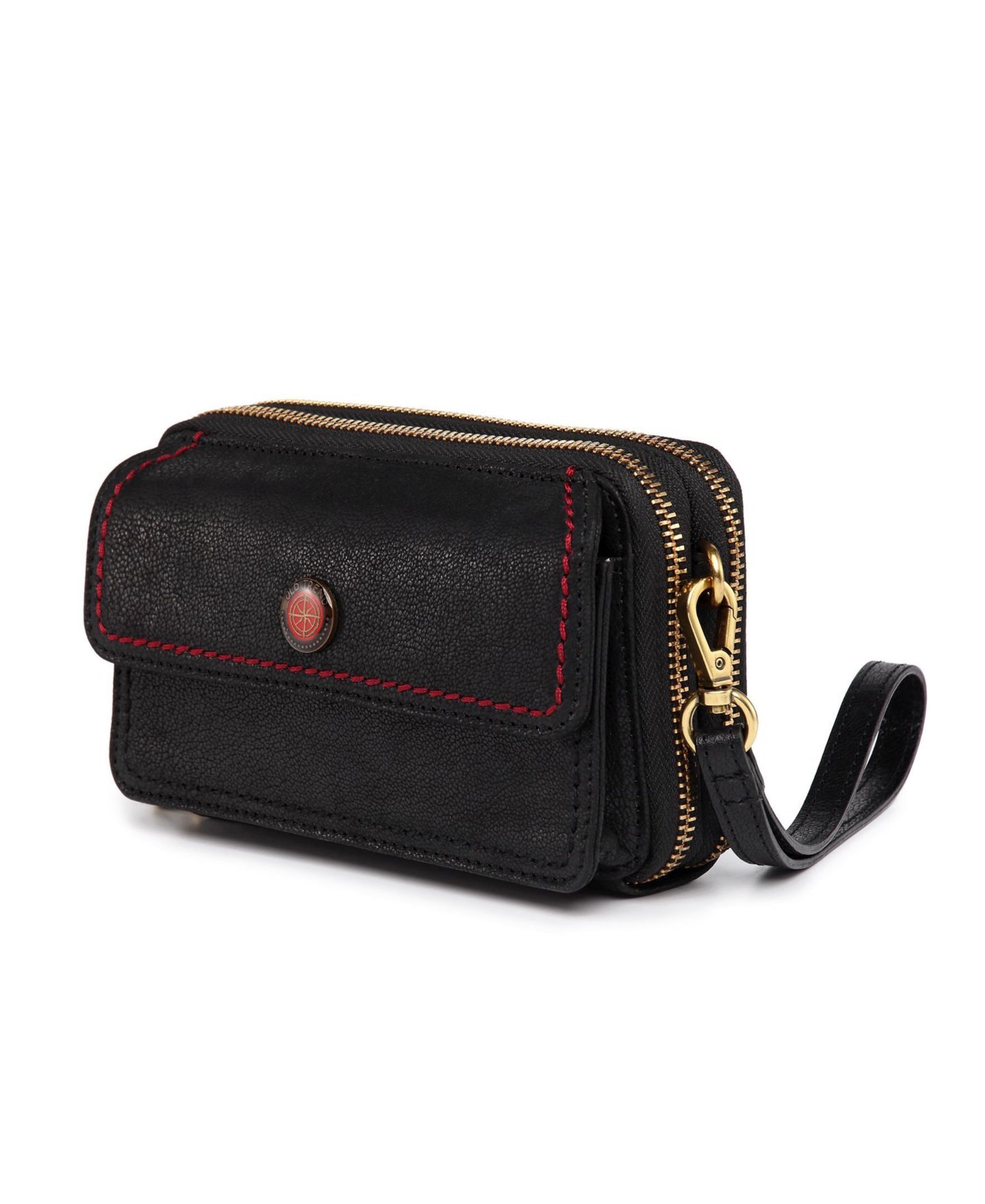 Женский кошелёк OLD TREND Northwood Mini Leather Crossbody Wallet, цвет: Чёрный — фото 10