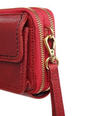 Northwood Mini Leather Crossbody Wallet