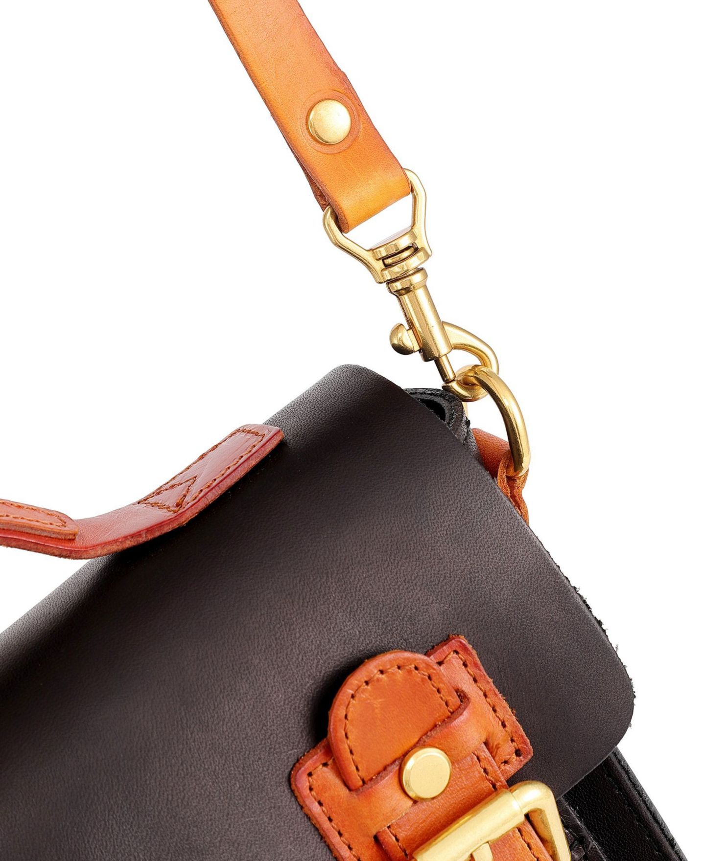 Женская сумка OLD TREND Genuine Leather Aster Mini Satchel, цвет: Чёрный — фото 13