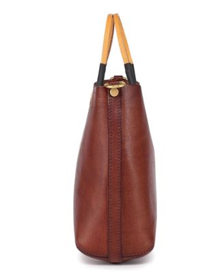 Women's Genuine Leather Outwest Mini Tote Bag