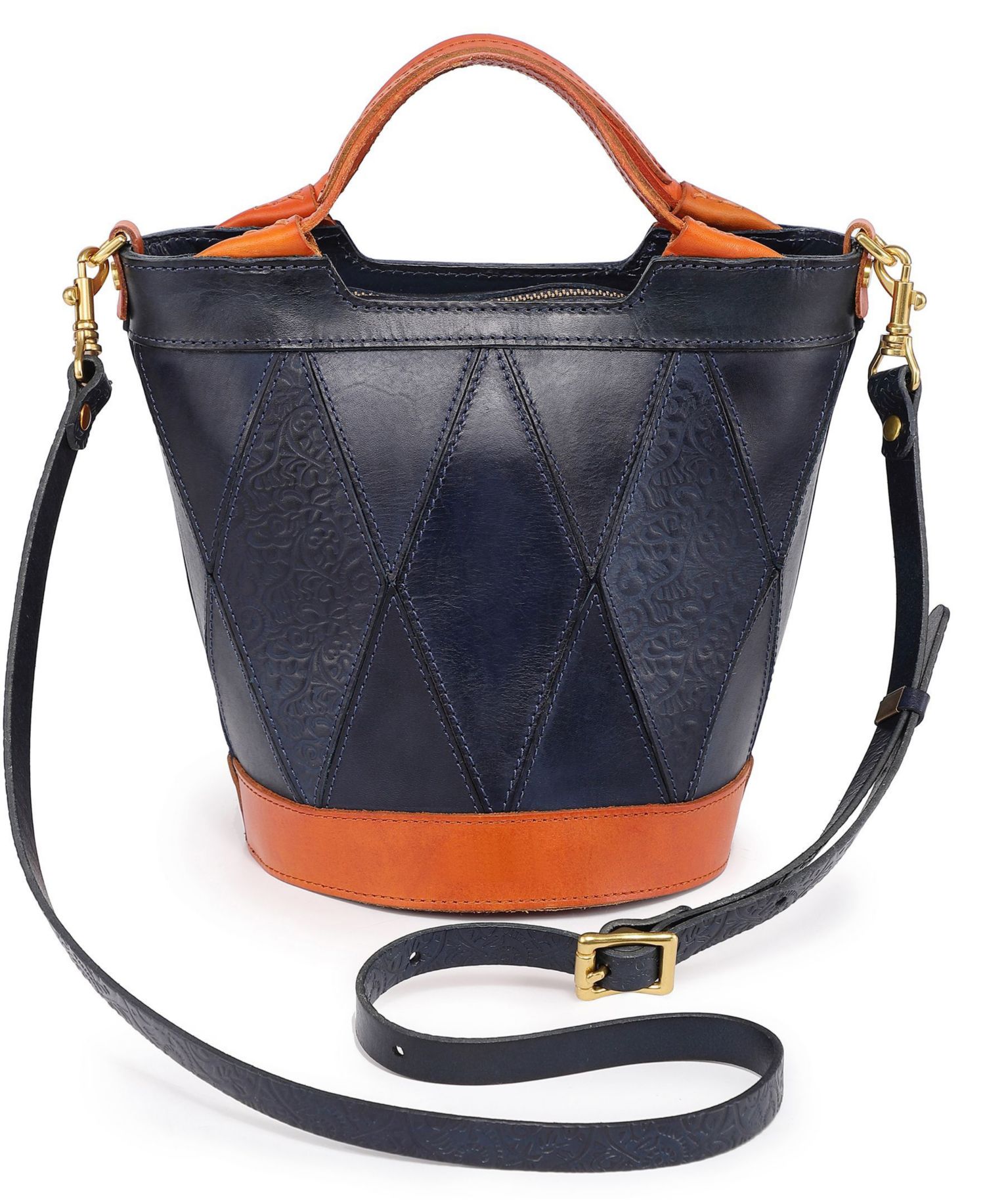 Primrose Mini Leather Crossbody Tote Bag