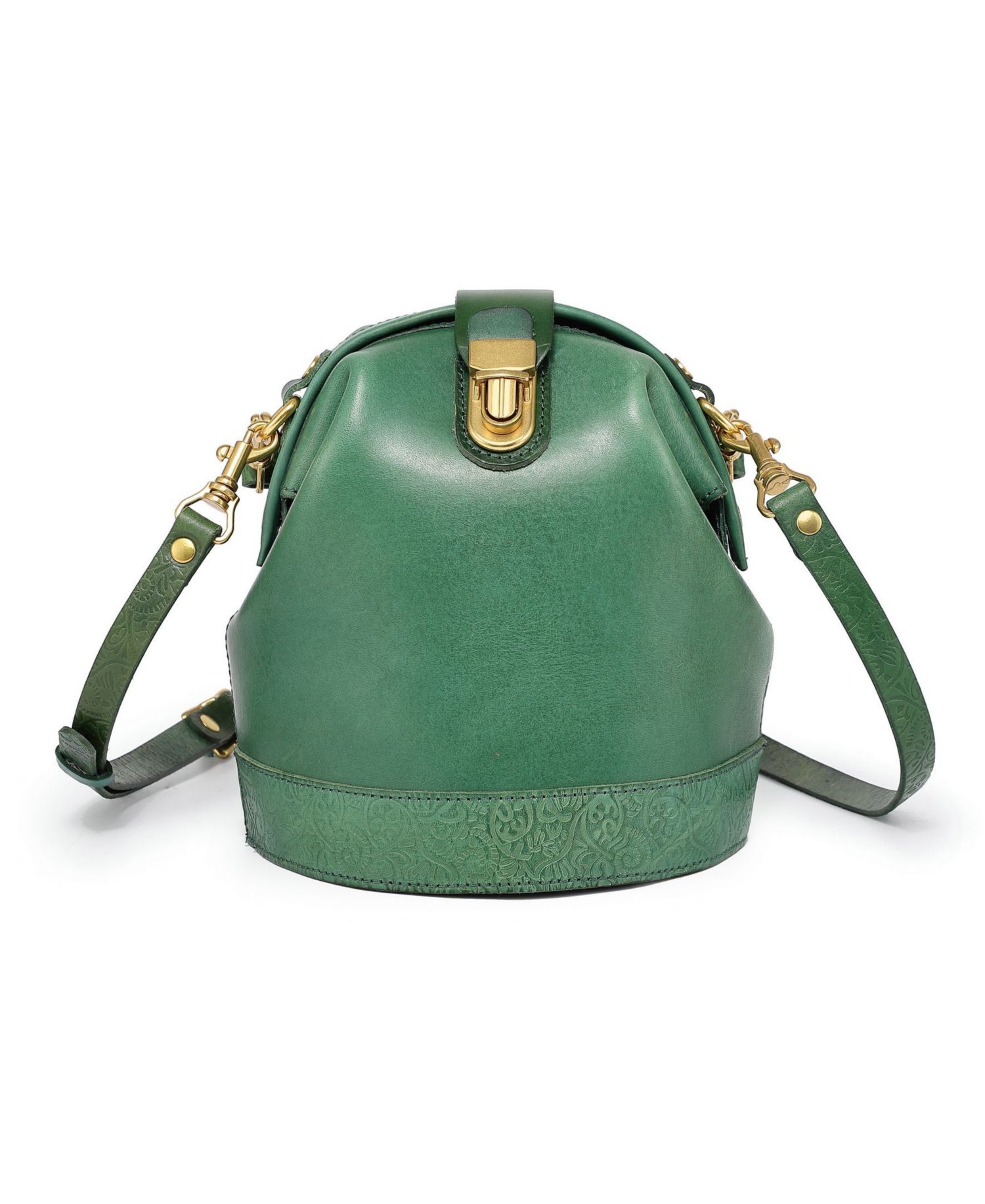 Doctor Mini Leather Bucket Crossbody Bag