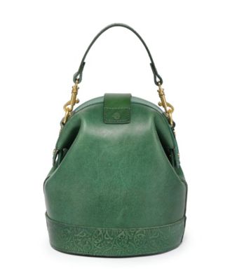 Women's Genuine Leather Doctor Bucket Crossbody Convertible Bag