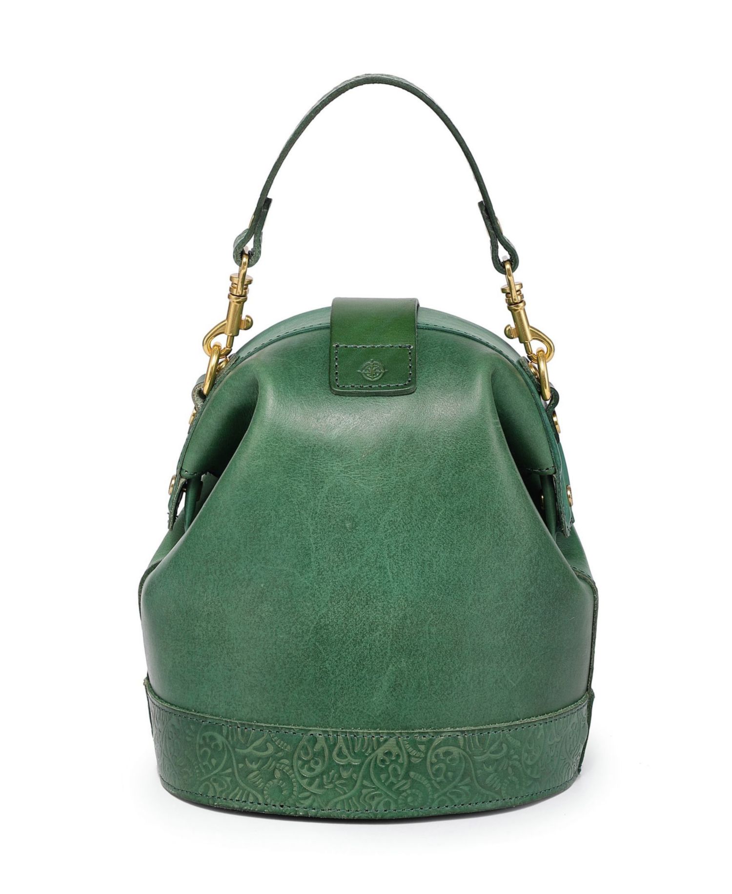 Doctor Mini Leather Bucket Crossbody Bag