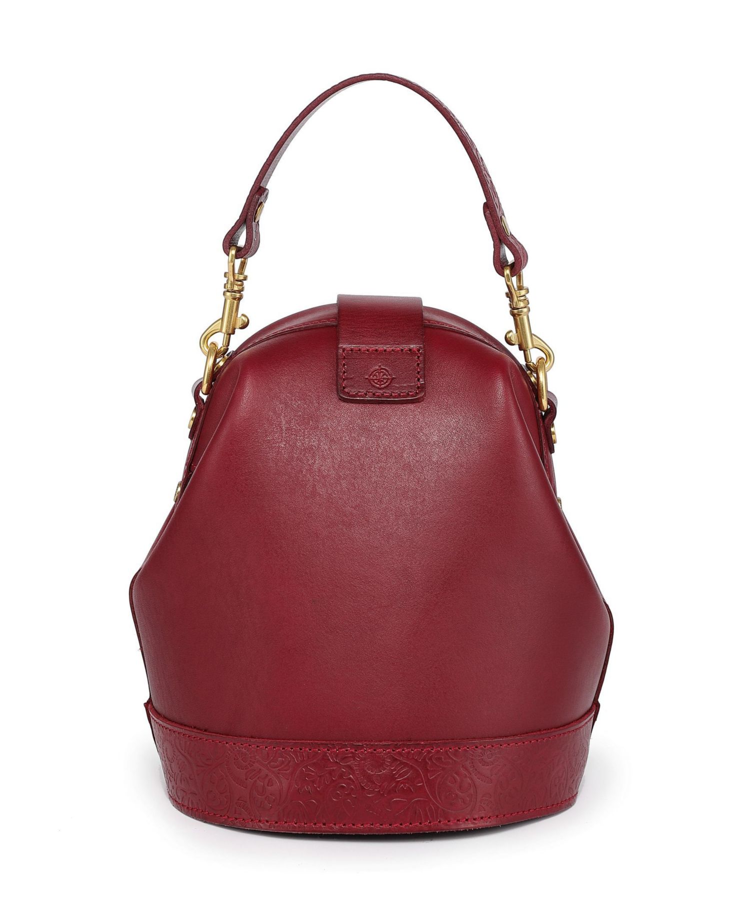 Doctor Mini Leather Bucket Crossbody Bag