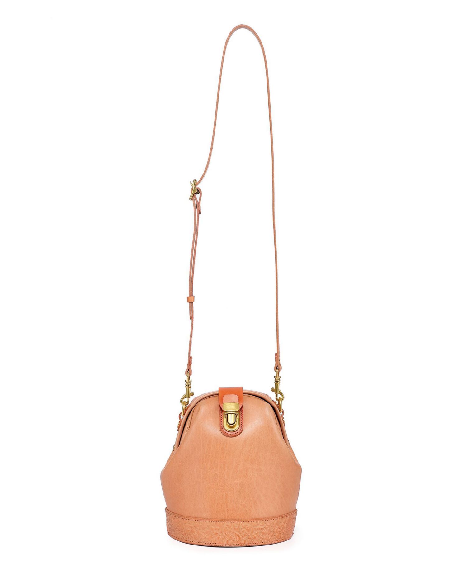 Doctor Mini Leather Bucket Crossbody Bag