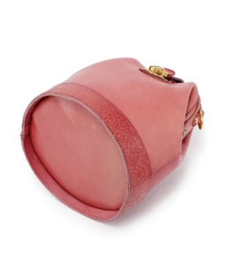 Women's Genuine Leather Doctor Bucket Crossbody Convertible Bag