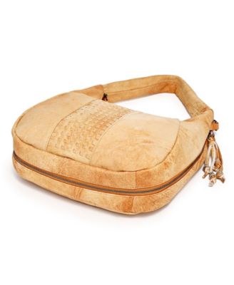 Women's Genuine Leather Dorado Expandable Hobo Bag