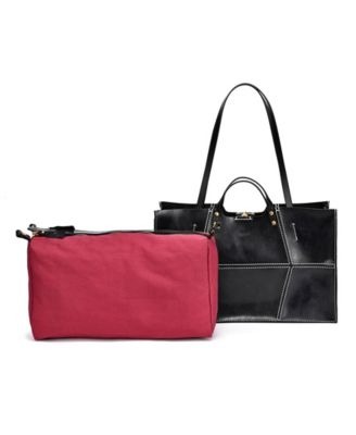 Women's Genuine Leather Rose All-day Tote Bag