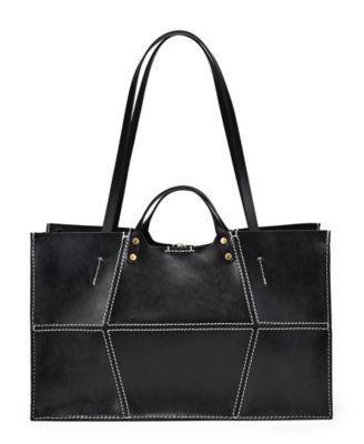 Women's Genuine Leather Rose All-day Tote Bag