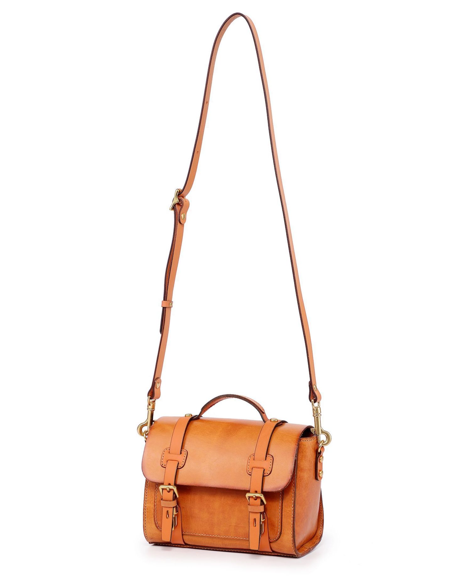 Ficus Mini Leather Satchel Bag