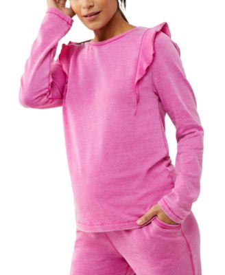 Splendid - Ruffled Maternity Sweatshirt