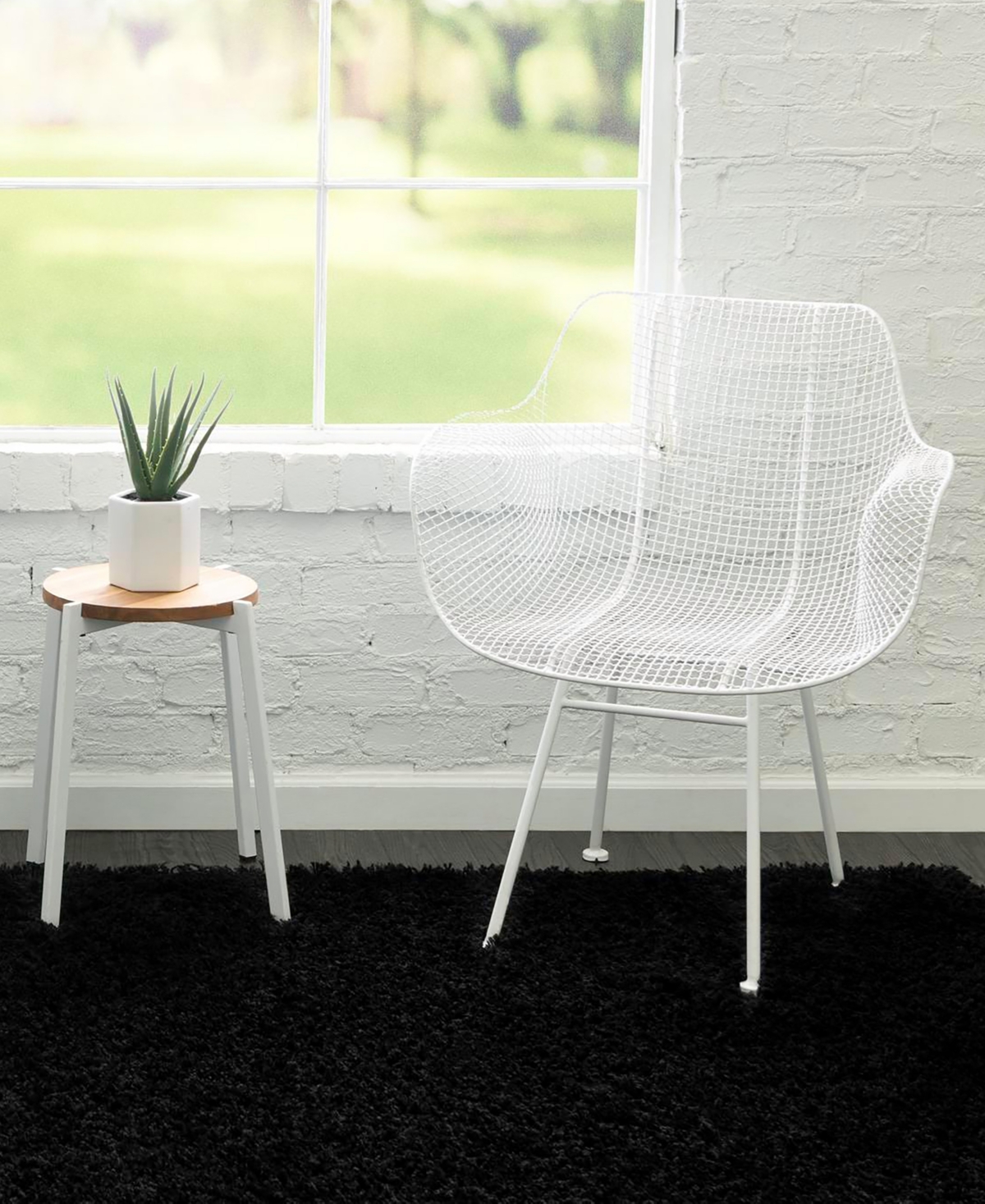Bayshore Home Always Shag Solid Area Rug