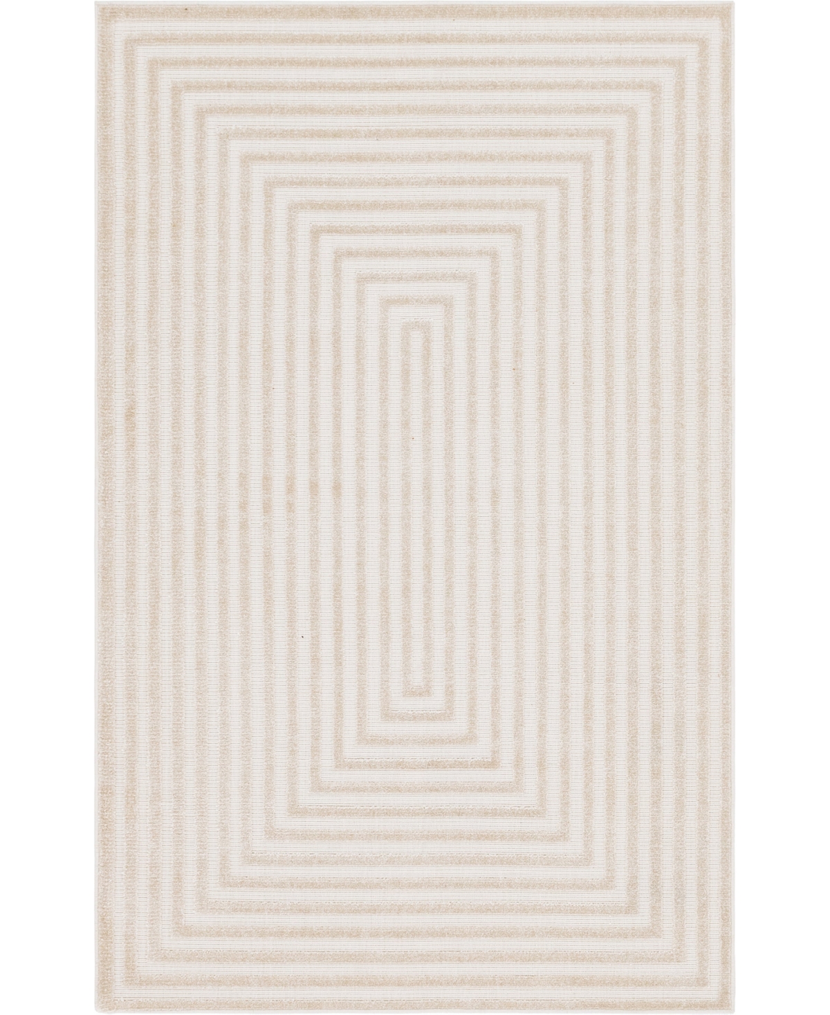 Sabrina Soto Outdoor Prescott 5' x 8' Area Rug - Beige