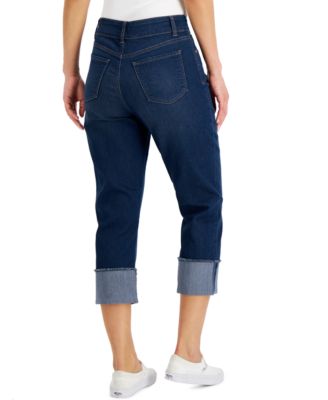Style \u0026 Co Petite High-Rise Roll-Cuff 