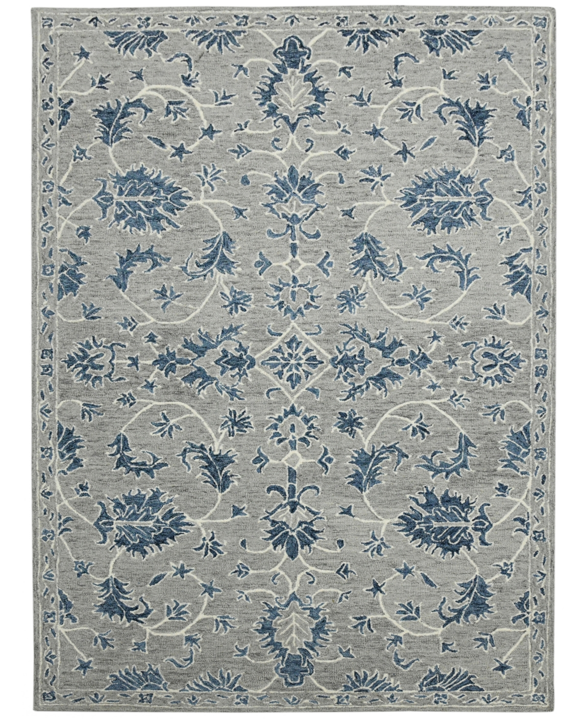 Amer Rugs Romania Hope 5' x 8' Area Rug - Gray
