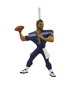 Russell Wilson Seattle Seahawks Figural Player Ornament