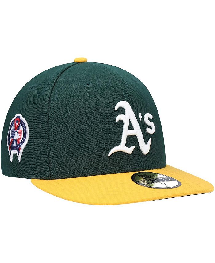 New Era Men's Black Oakland Athletics Team Logo 59FIFTY Fitted Hat - Macy's