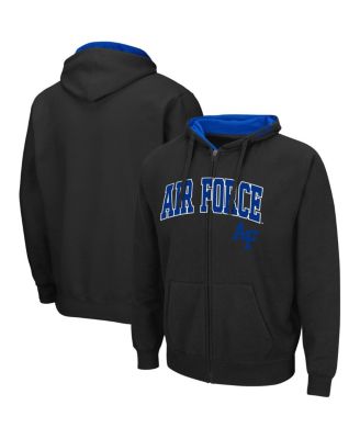 Men's Black Air Force Falcons Arch and Logo 3.0 Full-Zip Hoodie