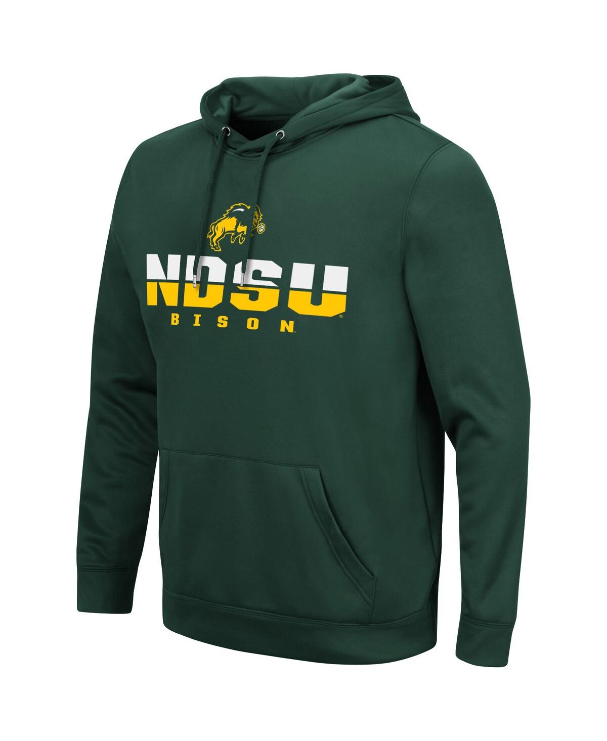 Shop Colosseum Men's  Green Ndsu Bison Lantern Pullover Hoodie