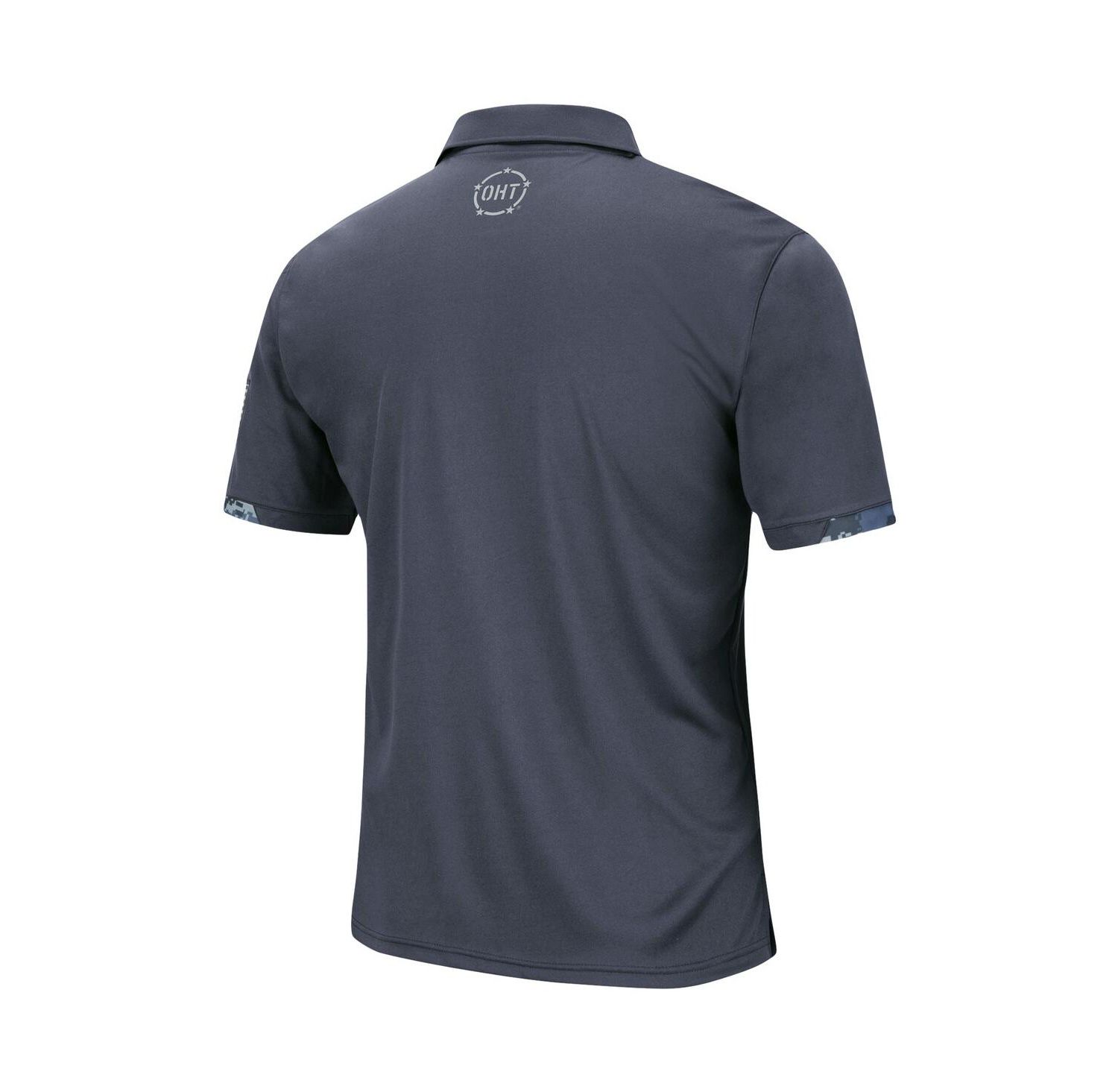 Men's Charcoal Penn State Nittany Lions Big and Tall OHT Military-Inspired Appreciation Digital Camo Polo Shirt