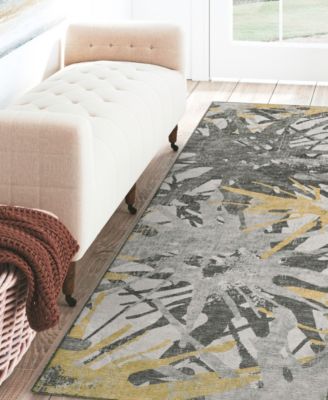 Brisbane Washable BR6 2'3" x 7'6" Runner Area Rug