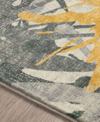 Brisbane Washable BR6 8' x 8' Round Area Rug